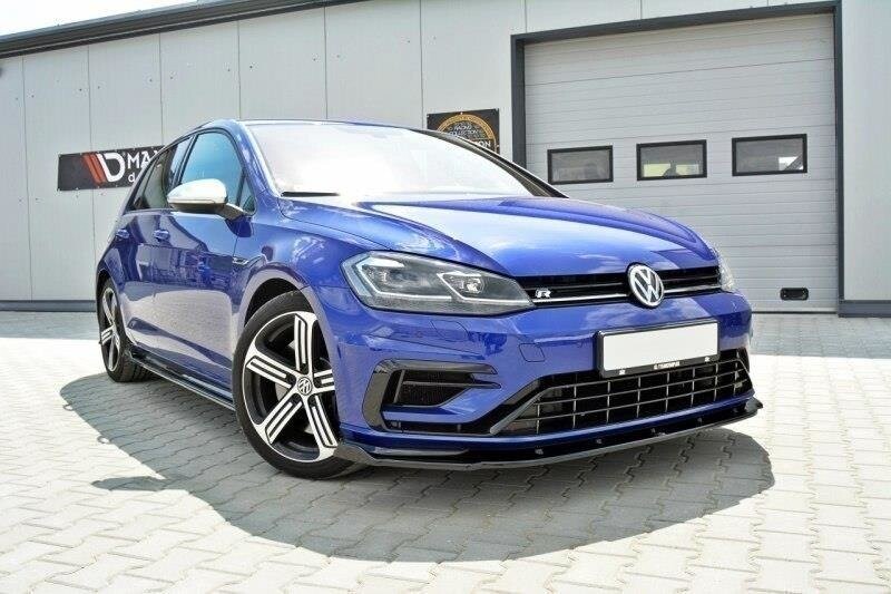 Maxton Design Front Ansatz V.1 für VW Golf 7 R / R-Line Facelift schwarz Hochglanz Maxton Design Front Ansatz V.1 für VW Golf 7 R / R-Line Facelift schwarz Hochglanz