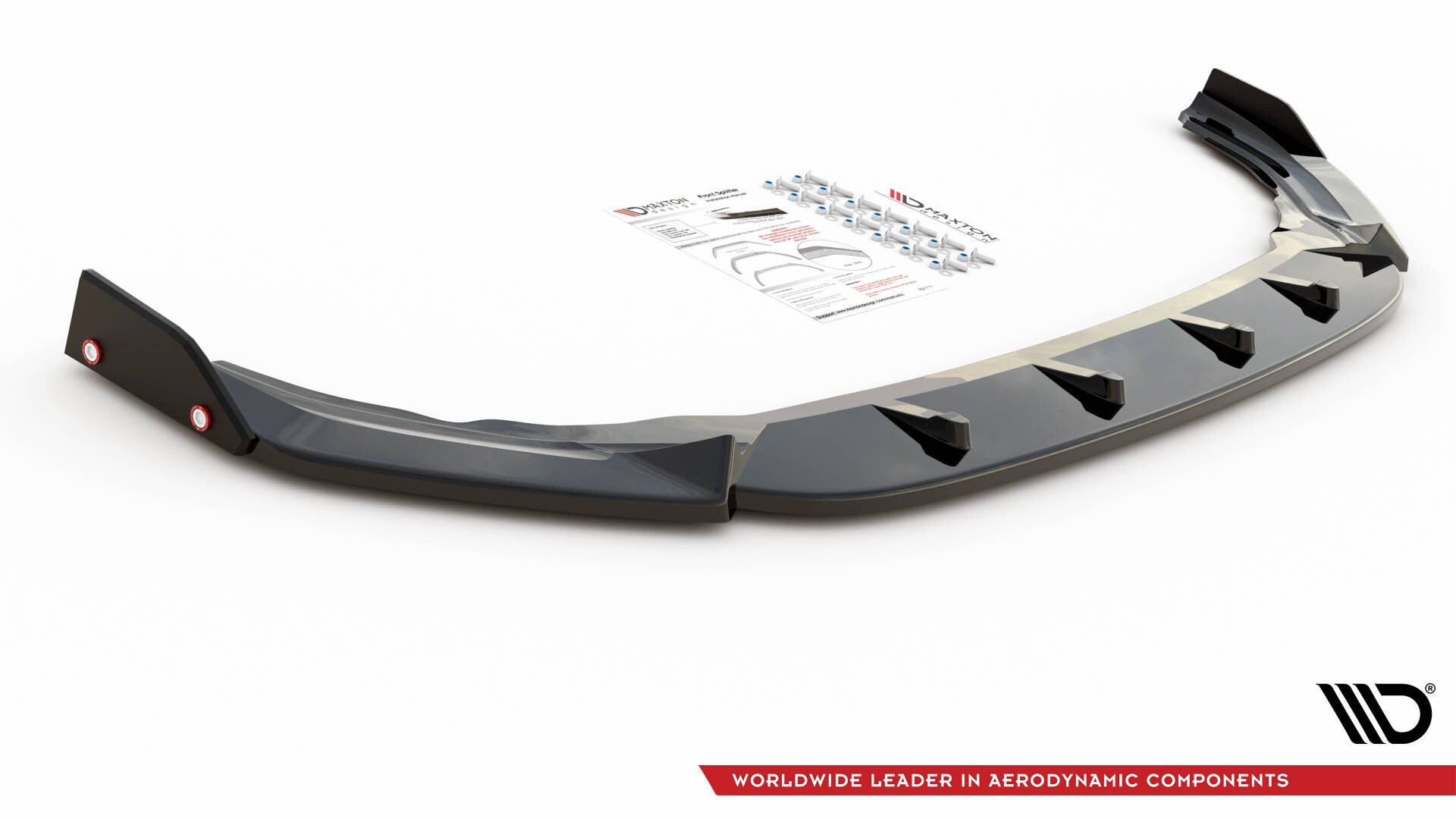 Maxton Design Front Ansatz V.2 +Flaps für Volkswagen Golf R Mk8 Maxton Design Front Ansatz V.2 +Flaps für Volkswagen Golf R Mk8