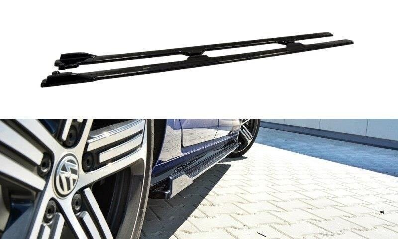 Maxton Design Seitenschweller Ansatz für V.1 für VW Golf 7 R / R-Line Facelift schwarz Hochglanz Maxton Design Seitenschweller Ansatz für V.1 für VW Golf 7 R / R-Line Facelift schwarz Hochglanz