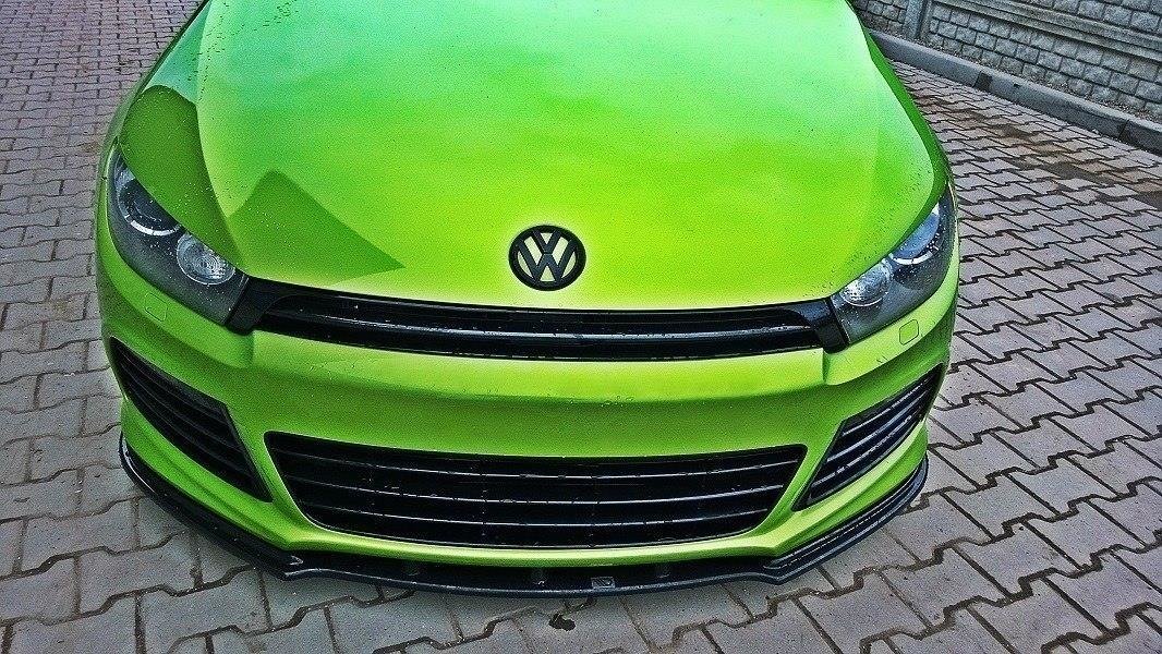 Maxton Design Front Ansatz für VW SCIROCCO R schwarz Hochglanz Maxton Design Front Ansatz für VW SCIROCCO R schwarz Hochglanz