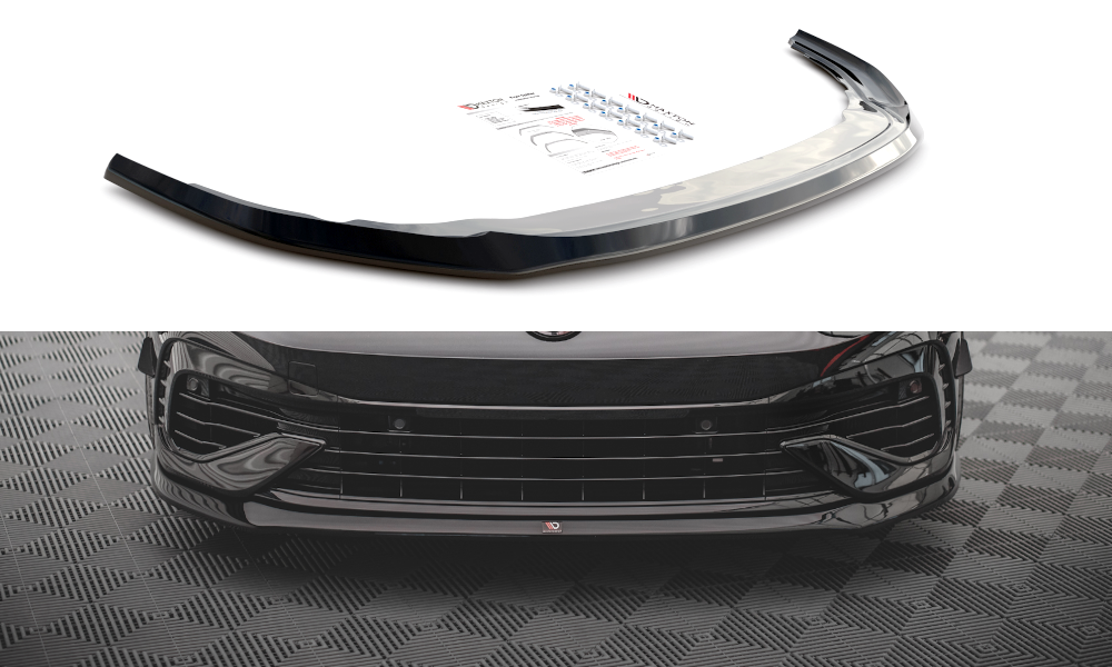 Maxton Design Front Ansatz V.5 für Volkswagen Golf R Mk8 schwarz Hochglanz Maxton Design Front Ansatz V.5 für Volkswagen Golf R Mk8 schwarz Hochglanz