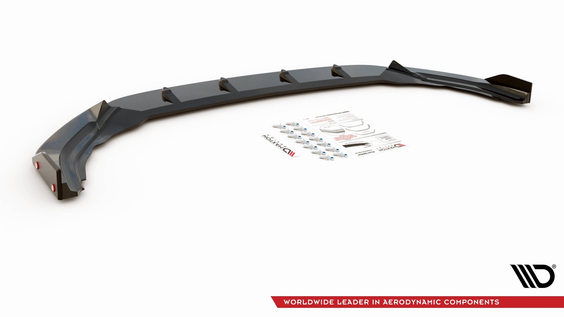Maxton Design Front Ansatz V.2 +Flaps für Volkswagen Golf R Mk8 Maxton Design Front Ansatz V.2 +Flaps für Volkswagen Golf R Mk8