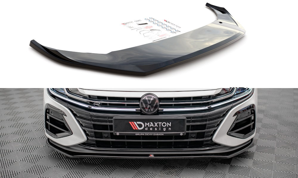 Maxton Design Front Ansatz V.3 für Volkswagen Arteon R schwarz Hochglanz Maxton Design Front Ansatz V.3 für Volkswagen Arteon R schwarz Hochglanz
