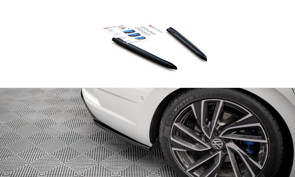 Maxton Design Heck Ansatz Flaps Diffusor für Volkswagen Arteon R schwarz Hochglanz Maxton Design Heck Ansatz Flaps Diffusor für Volkswagen Arteon R schwarz Hochglanz