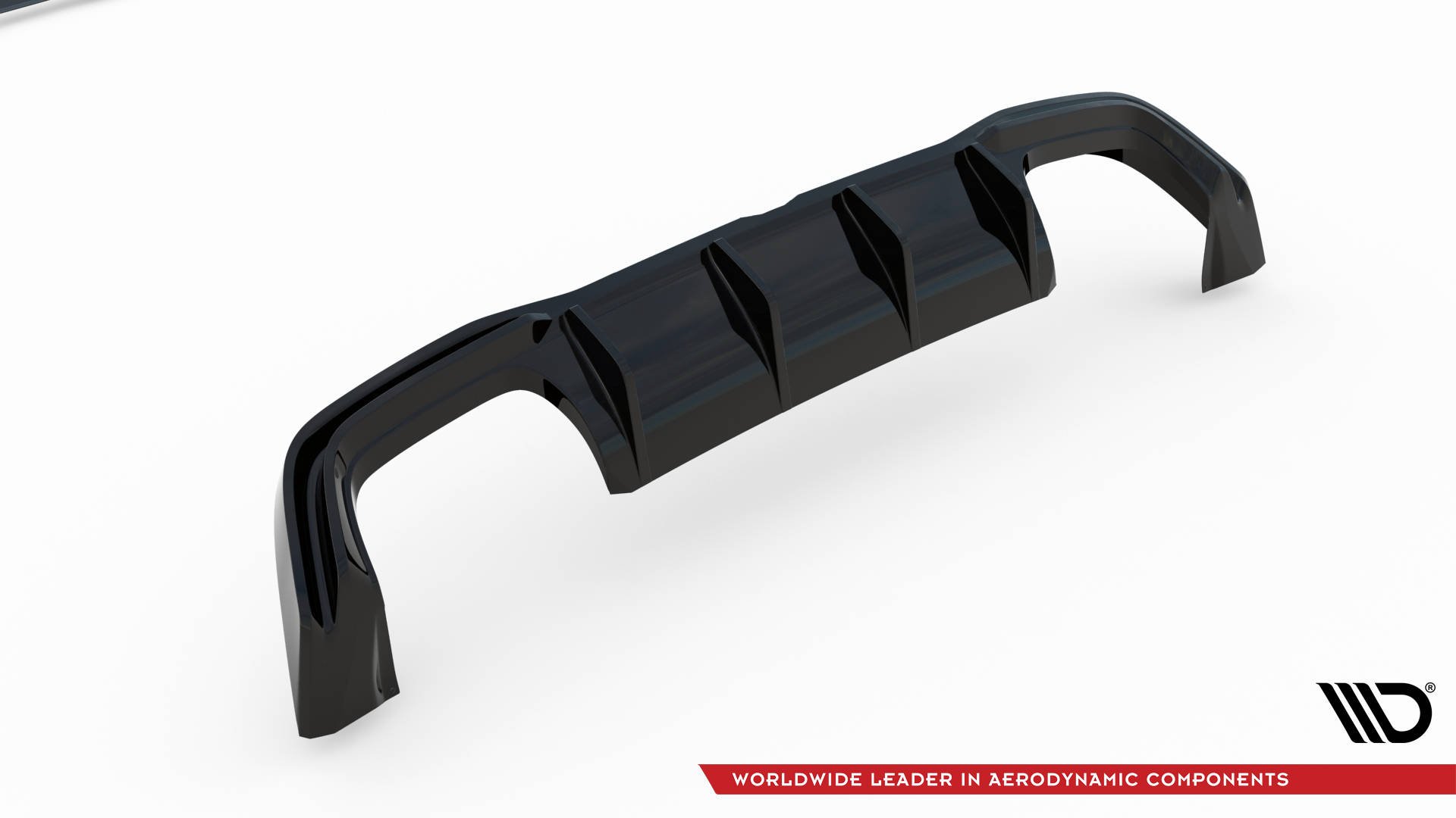 Maxton Design Diffusor Heck Ansatz V.2 für Volkswagen Golf R Mk8 schwarz Hochglanz Maxton Design Diffusor Heck Ansatz V.2 für Volkswagen Golf R Mk8 schwarz Hochglanz
