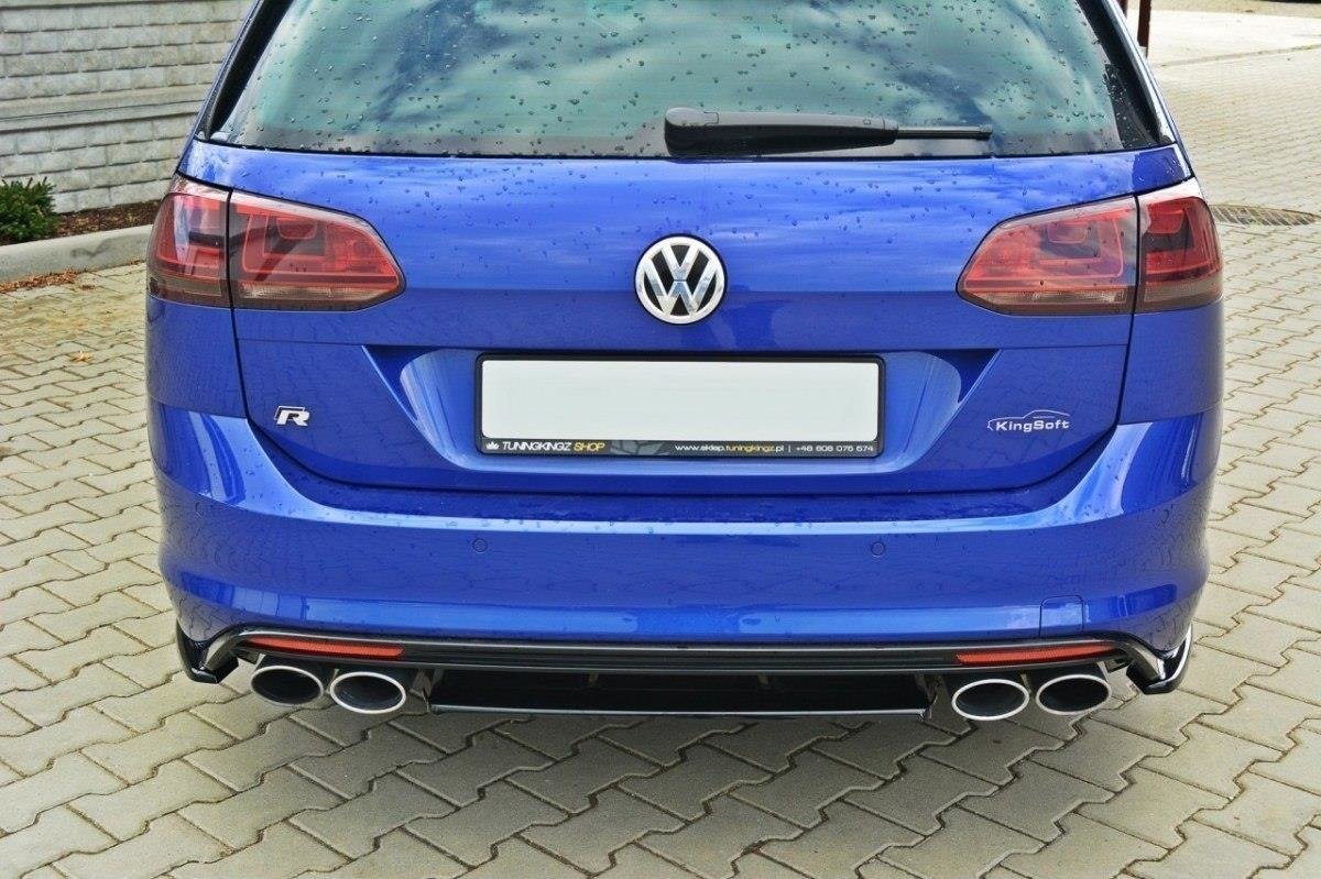 Maxton Design Mittlerer Diffusor Heck Ansatz für VW GOLF 7 R VARIANT schwarz Hochglanz Maxton Design Mittlerer Diffusor Heck Ansatz für VW GOLF 7 R VARIANT schwarz Hochglanz