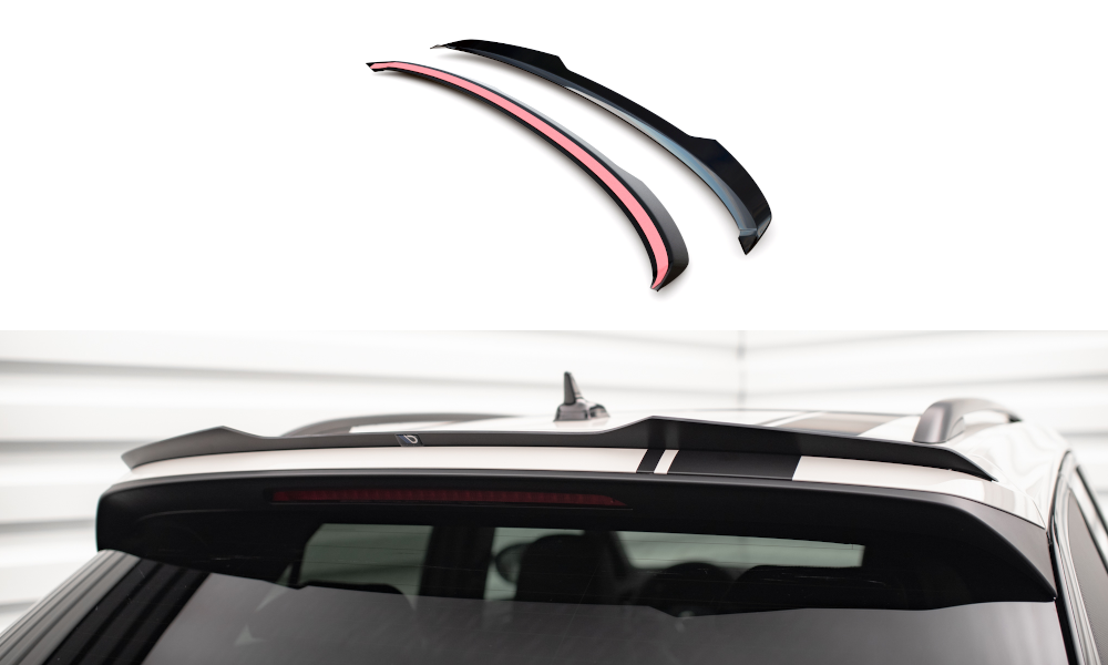 Maxton Design Spoiler CAP für Volkswagen T-Roc R Mk1 Facelift schwarz Hochglanz Maxton Design Spoiler CAP für Volkswagen T-Roc R Mk1 Facelift schwarz Hochglanz
