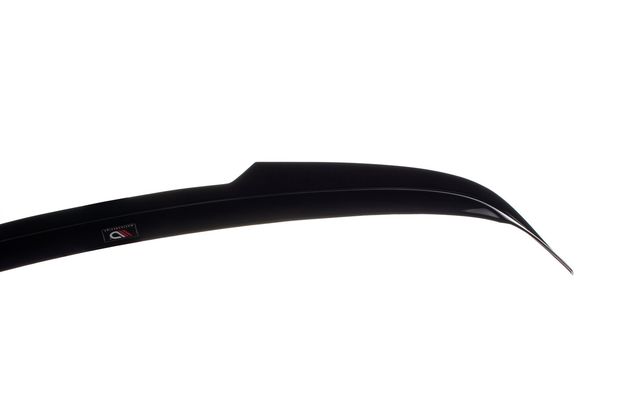 Maxton Design Spoiler CAP V.2 für Volkswagen Golf 7 / 7 Facelift R / R-Line / GTI  schwarz Hochglanz