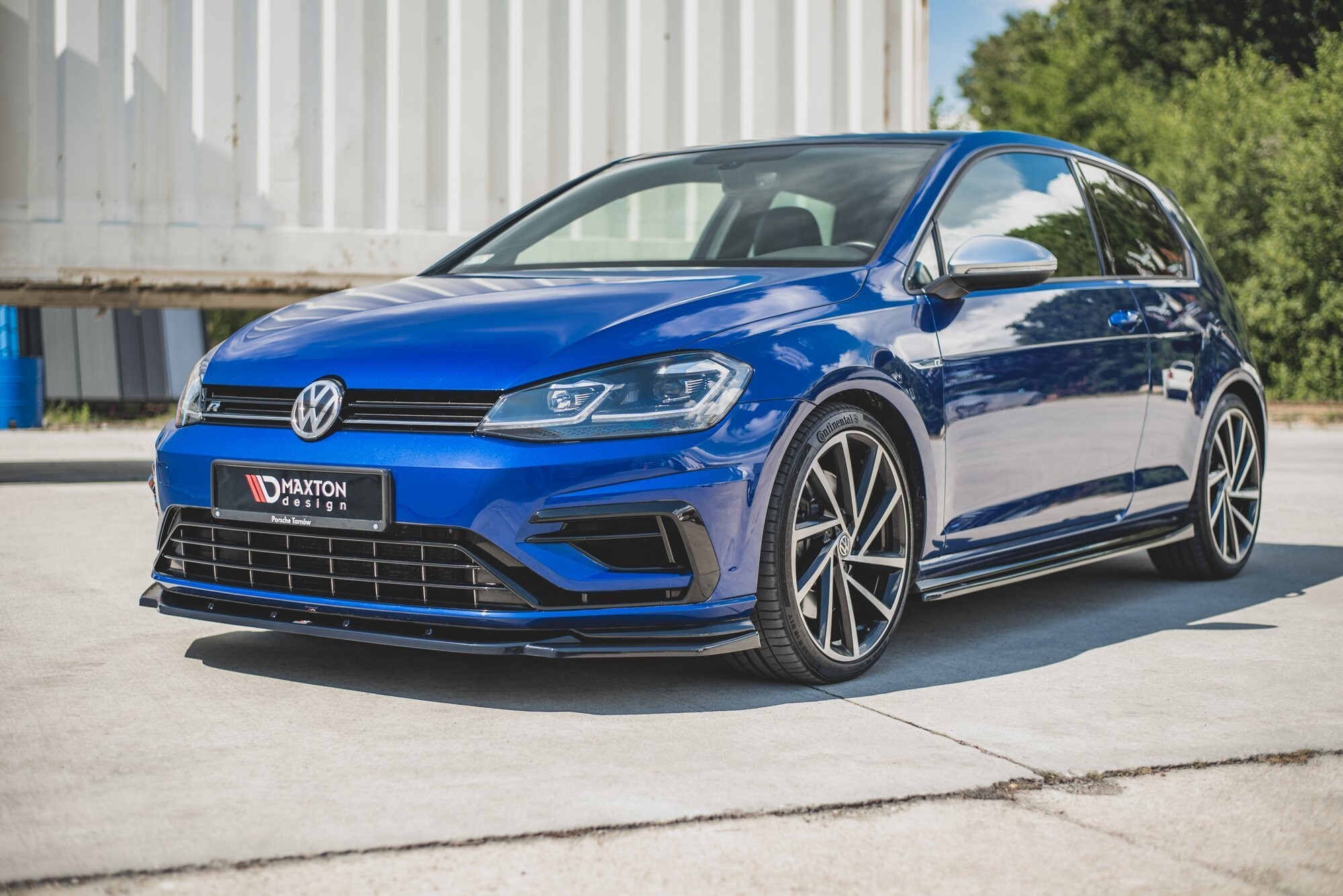 Maxton Design Front Ansatz für V.9 VW Golf 7 R / R-Line Facelift schwarz Hochglanz Maxton Design Front Ansatz für V.9 VW Golf 7 R / R-Line Facelift schwarz Hochglanz
