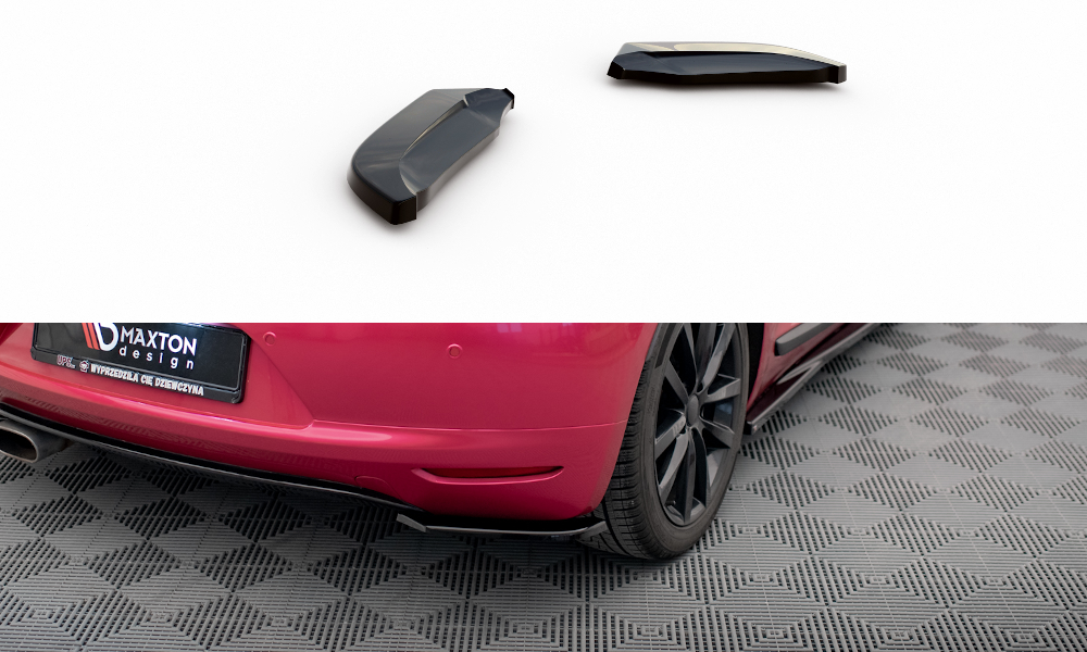 Maxton Design Heck Ansatz Flaps Diffusor für Volkswagen Scirocco Mk3 schwarz Hochglanz Maxton Design Heck Ansatz Flaps Diffusor für Volkswagen Scirocco Mk3 schwarz Hochglanz