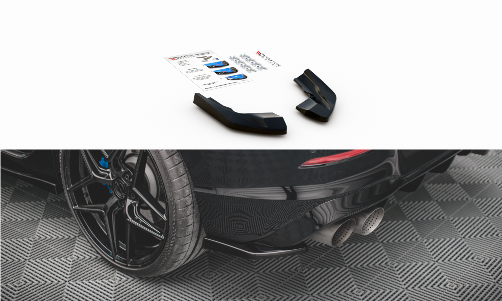 Maxton Design Heck Ansatz Flaps Diffusor V.2 für Volkswagen Golf R Mk8 schwarz Hochglanz Maxton Design Heck Ansatz Flaps Diffusor V.2 für Volkswagen Golf R Mk8 schwarz Hochglanz