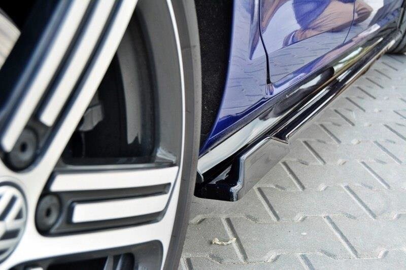 Maxton Design Seitenschweller Ansatz für V.1 für VW Golf 7 R / R-Line Facelift schwarz Hochglanz Maxton Design Seitenschweller Ansatz für V.1 für VW Golf 7 R / R-Line Facelift schwarz Hochglanz
