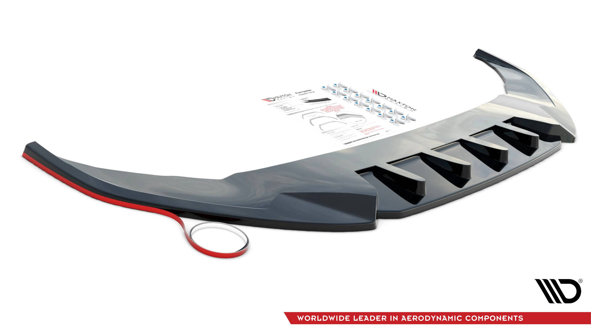 Maxton Design Heck Ansatz Flaps Diffusor für Volkswagen T-Roc R Mk1 Facelift schwarz Hochglanz Maxton Design Heck Ansatz Flaps Diffusor für Volkswagen T-Roc R Mk1 Facelift schwarz Hochglanz